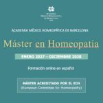 Master de Homeopatía Online 2027-2028